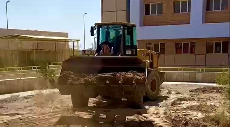 آغاز پروژه بهسازی فضای سبز بیمارستان ایرانمهر